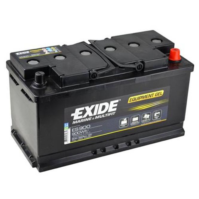 Bilde av EXIDE GEL Batteri 12V 80AH (353x175x190mm) +høyre