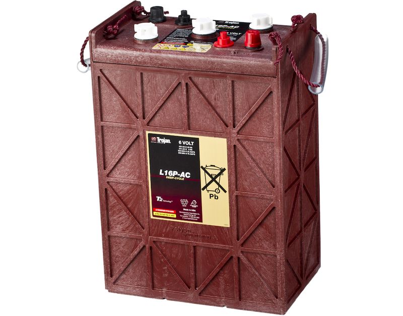 TROJAN Deep Cycle Traksjonsbatteri 6V 420AH (296x176x425mm) +diagonalt