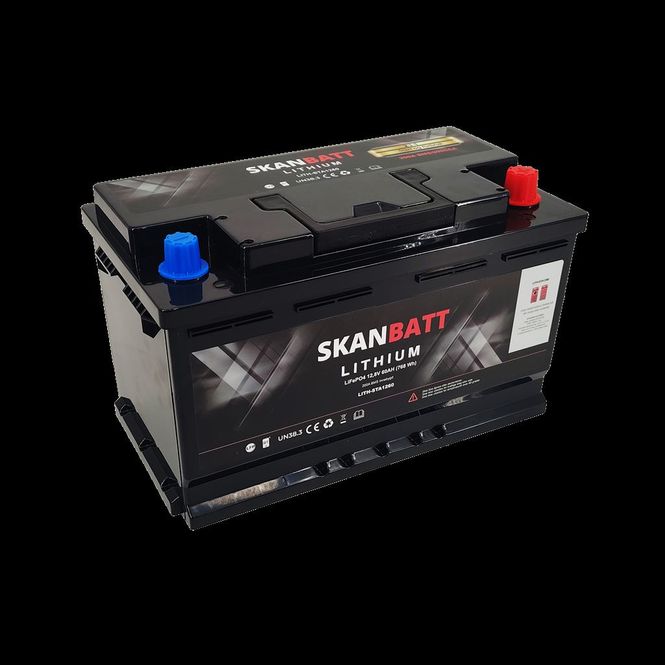 Bilde av SKANBATT Lithium Start- og forbruksbatteri 12V ...